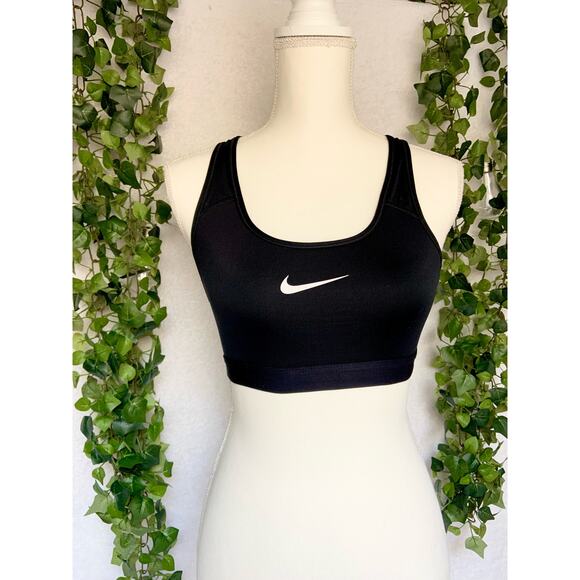 Nike Other - Nike Dri - Fit Black Active Wear Racer Back Sports Bra Women's Size XS